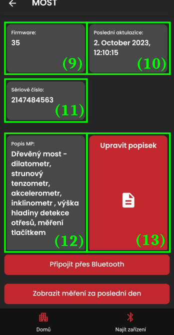 Second part of MP information display