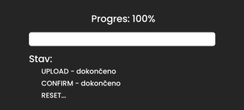Successful firmware upload
