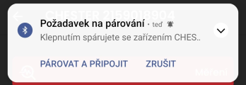 Notification prompting to start the pairing process